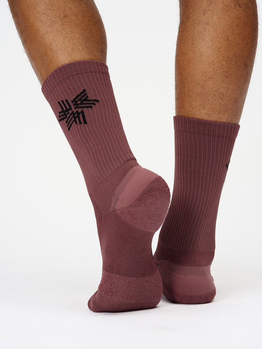 Paper Fiber Pile Mid Cut Socks