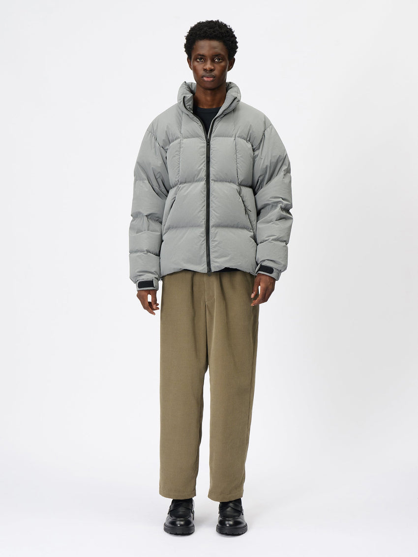 Dope Dyed Ripple Nylon Down Jacket