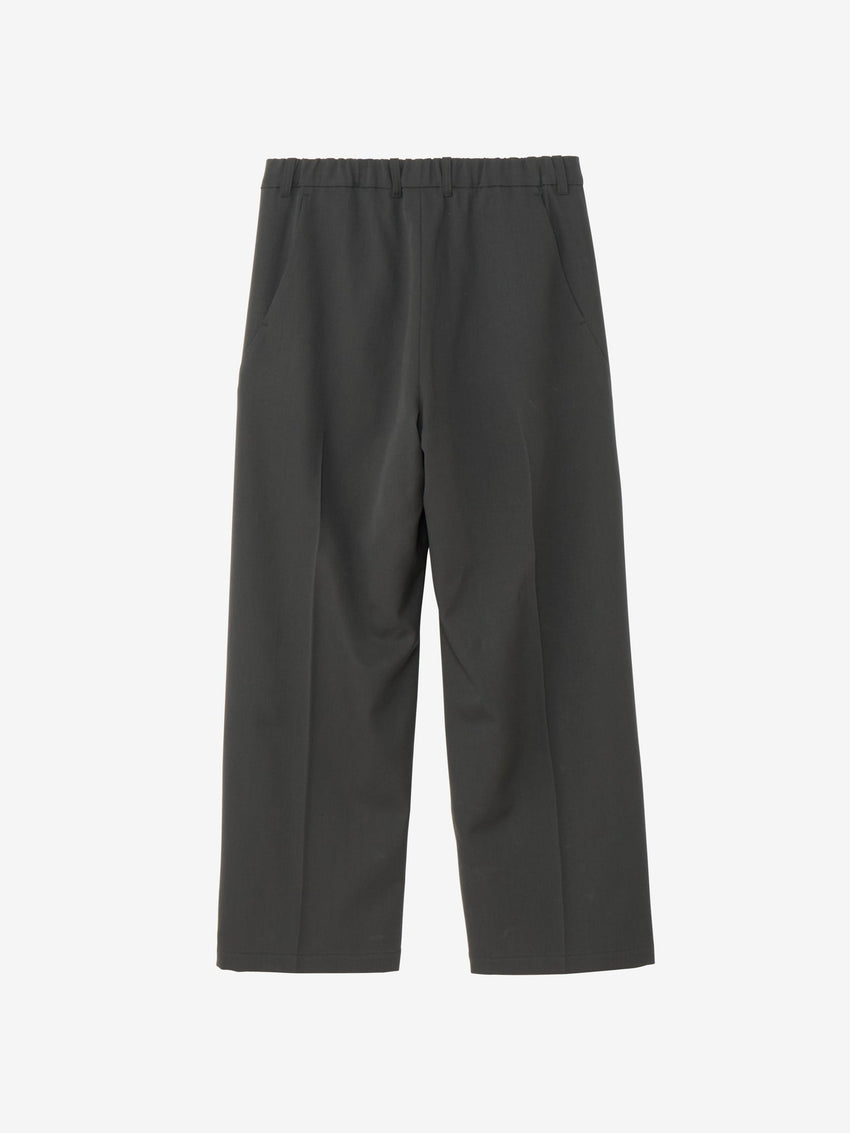 One Tuck Straight Wool Pants