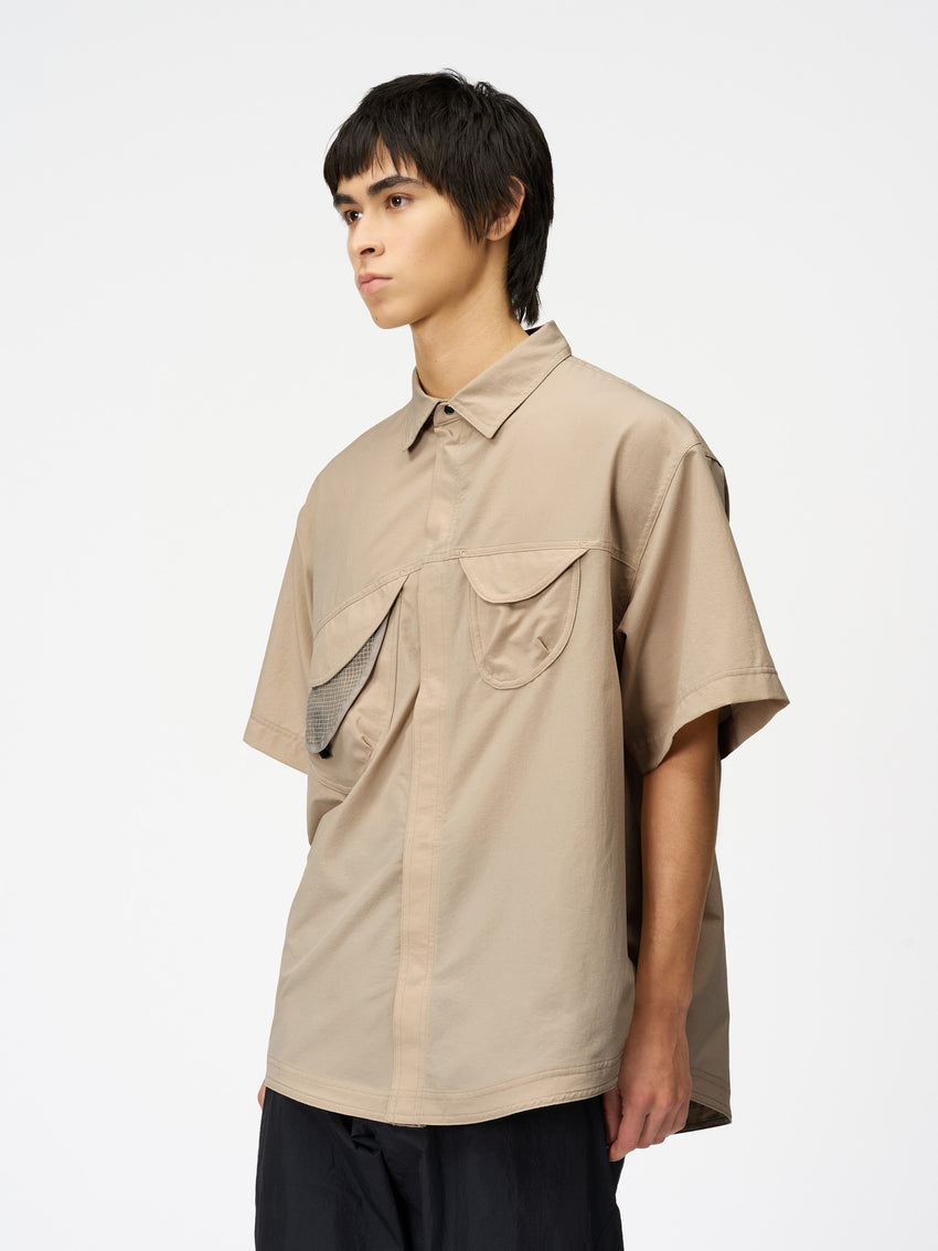 Goldwin 0 S/S Asymmetric Camp Shirt