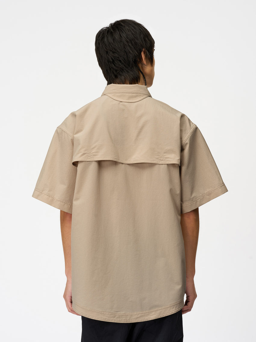 Goldwin 0 S/S Asymmetric Camp Shirt