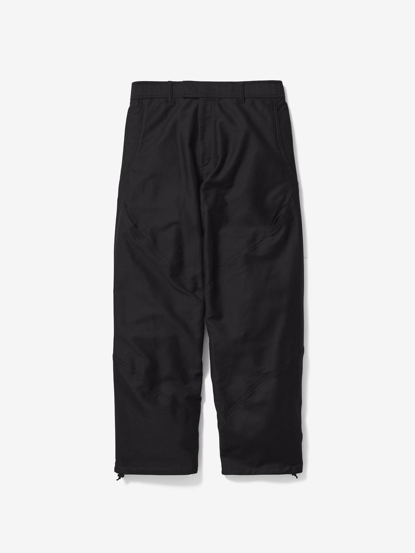 Goldwin 0 Cotton Silk Blend Helicoid Wide Pants